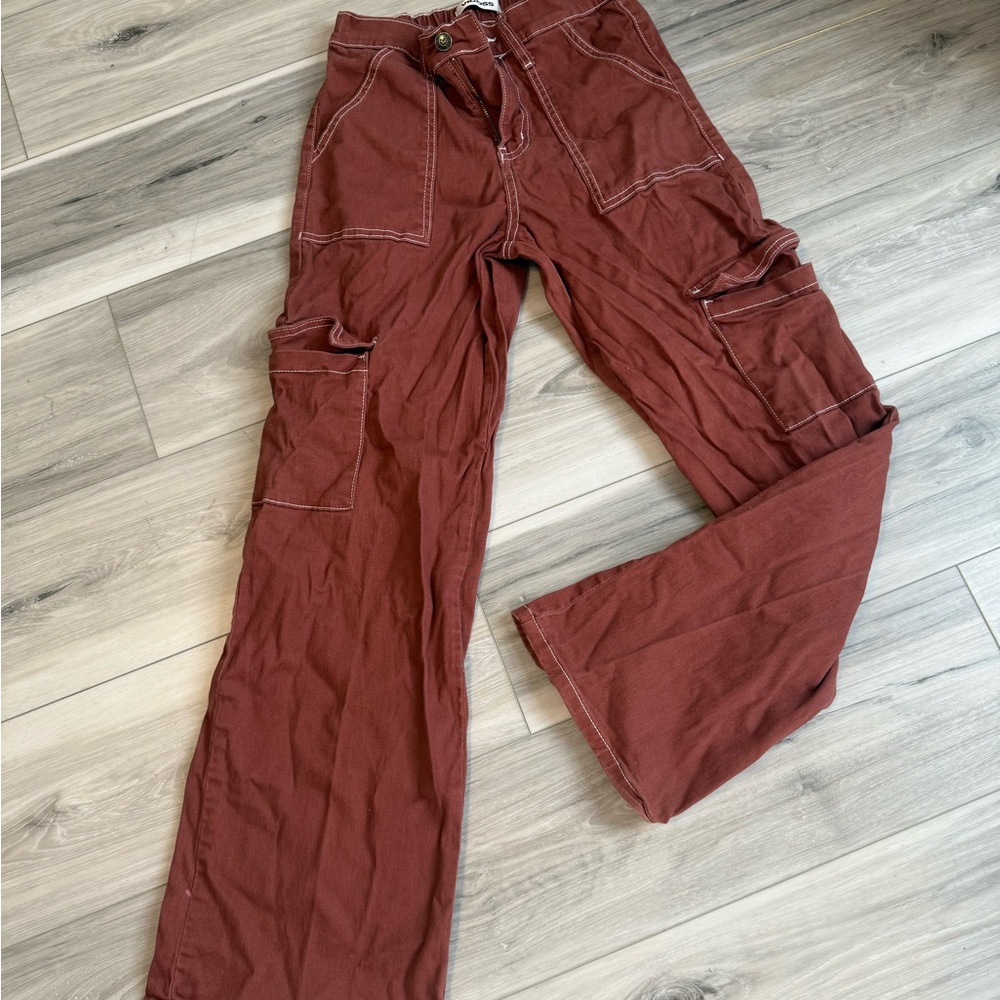 Vigoss Women's Rust Cargo Jeans